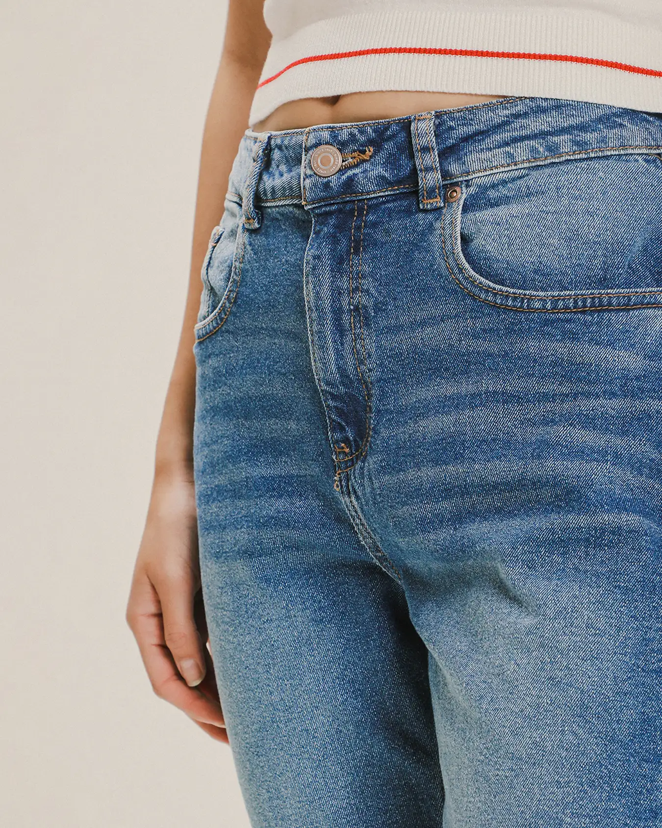 Jeans Mom Fit Azul Acero 3 Jeans Mom Fit Azul Acero