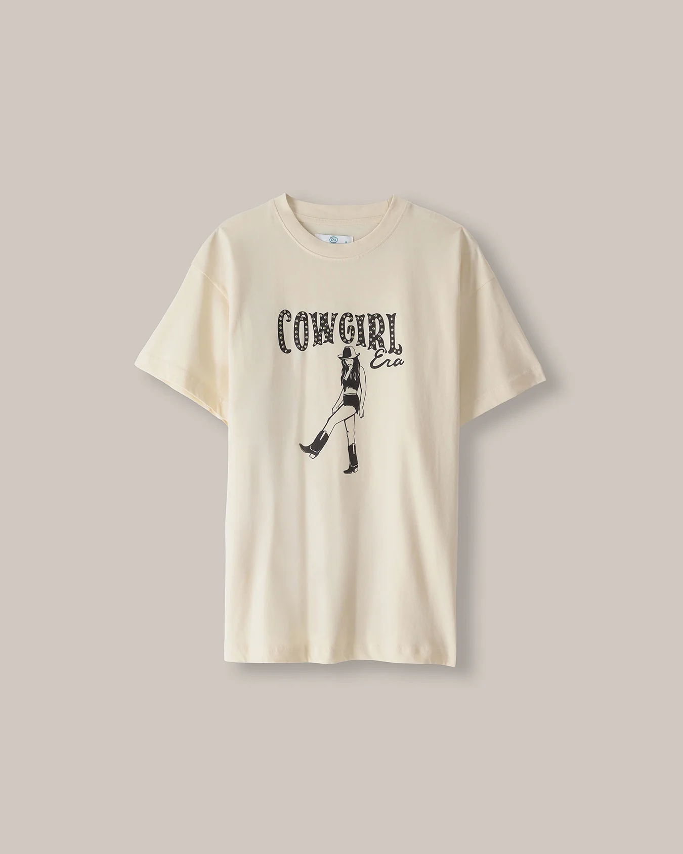 Playera Beige Estampada 1 Playera Beige Estampada