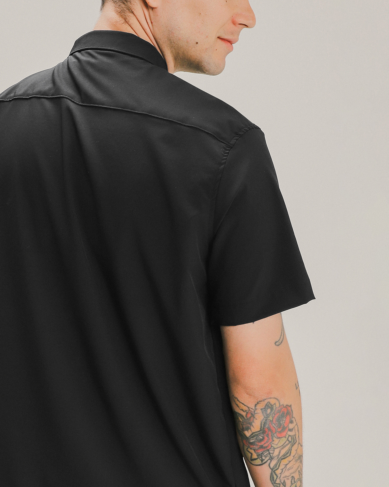 Camisa Fit Regular Negra 4 Camisa Fit Regular Negra