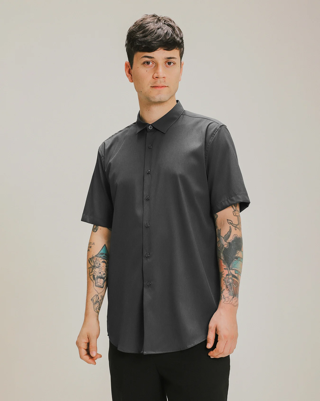 Camisa Fit Regular Verde 1 Camisa Fit Regular Verde