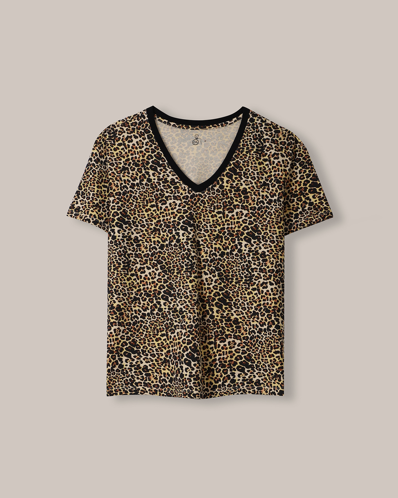 Playera Cuello V Animal Print 5 Playera Cuello V Animal Print