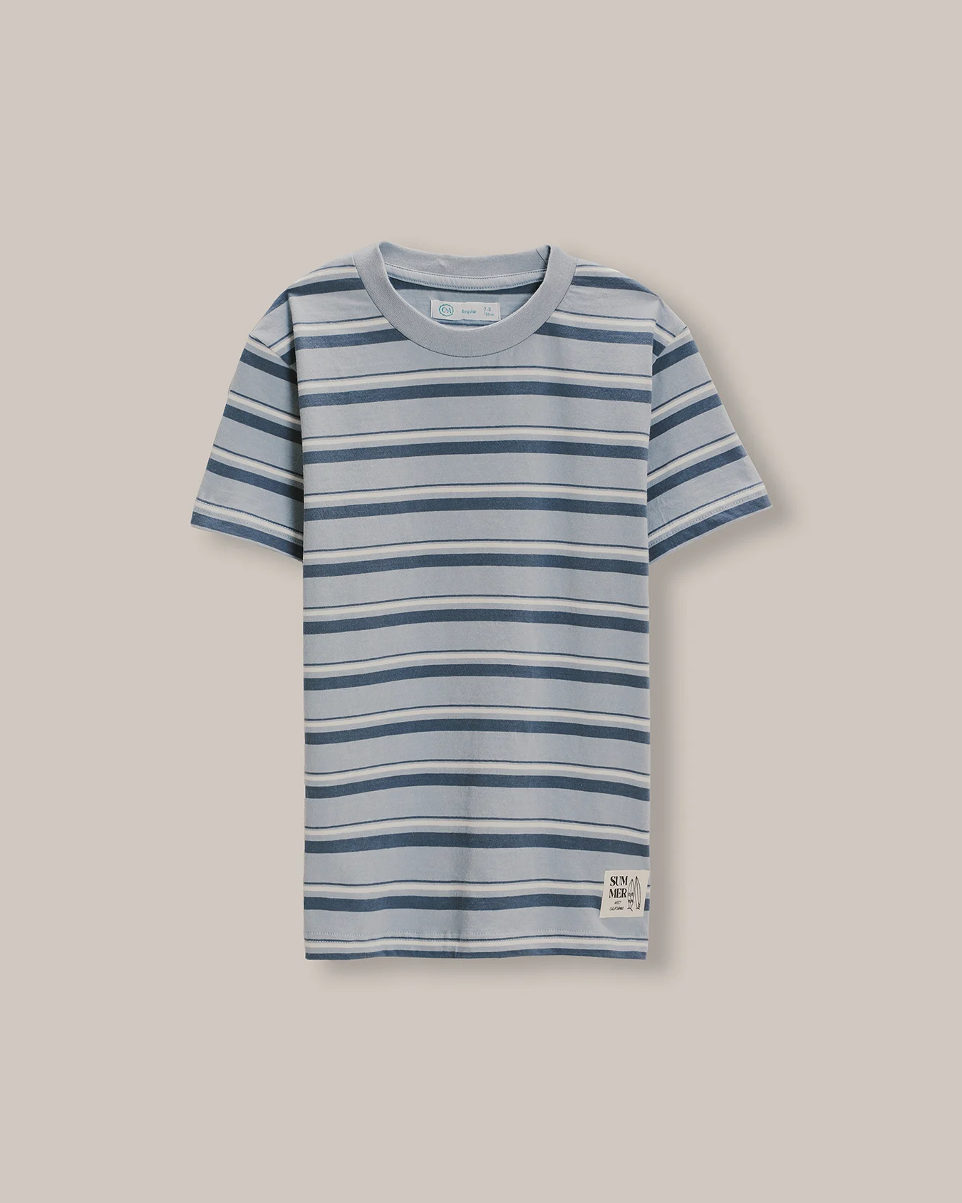 Playera Cuello Redondo Rayas