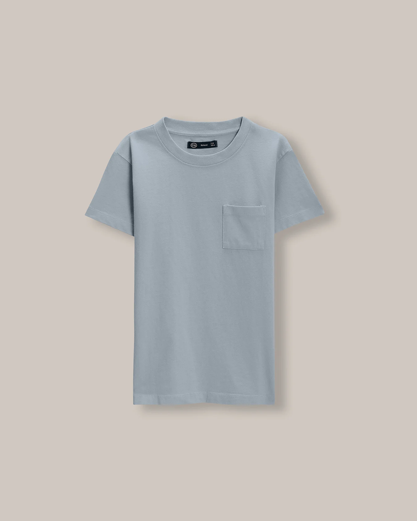 Playera Azul Manga Corta 1 Playera Azul Manga Corta