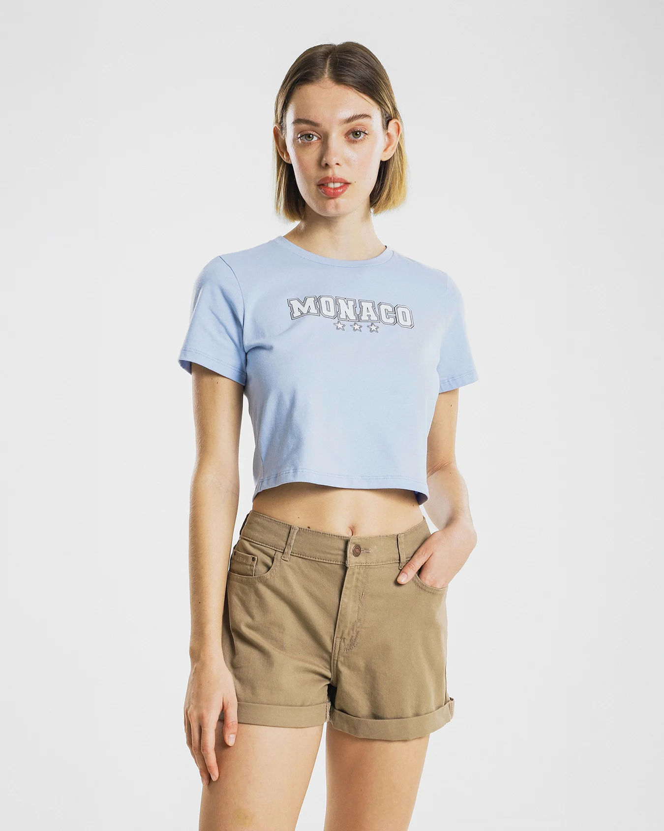 Short Básico De Gabardina