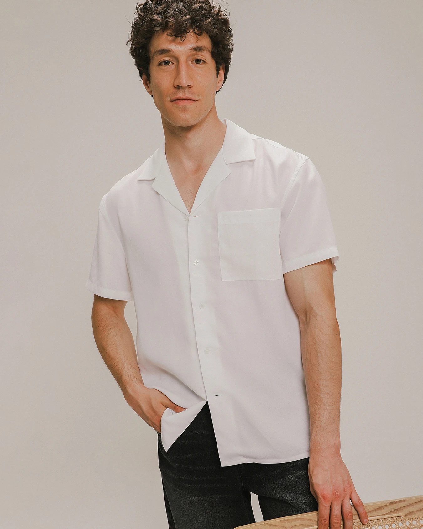 Camisa Fit Regular Blanca 3 Camisa Fit Regular Blanca