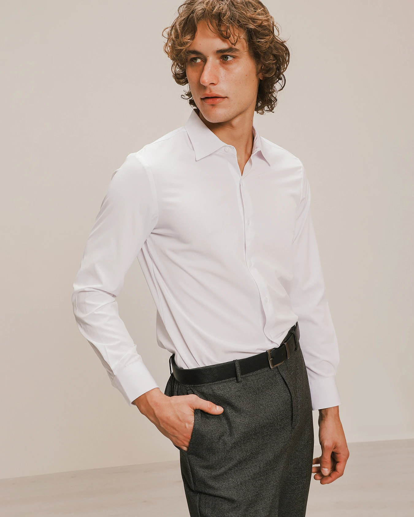 Camisa Fit Slim Blanca 1 Camisa Fit Slim Blanca
