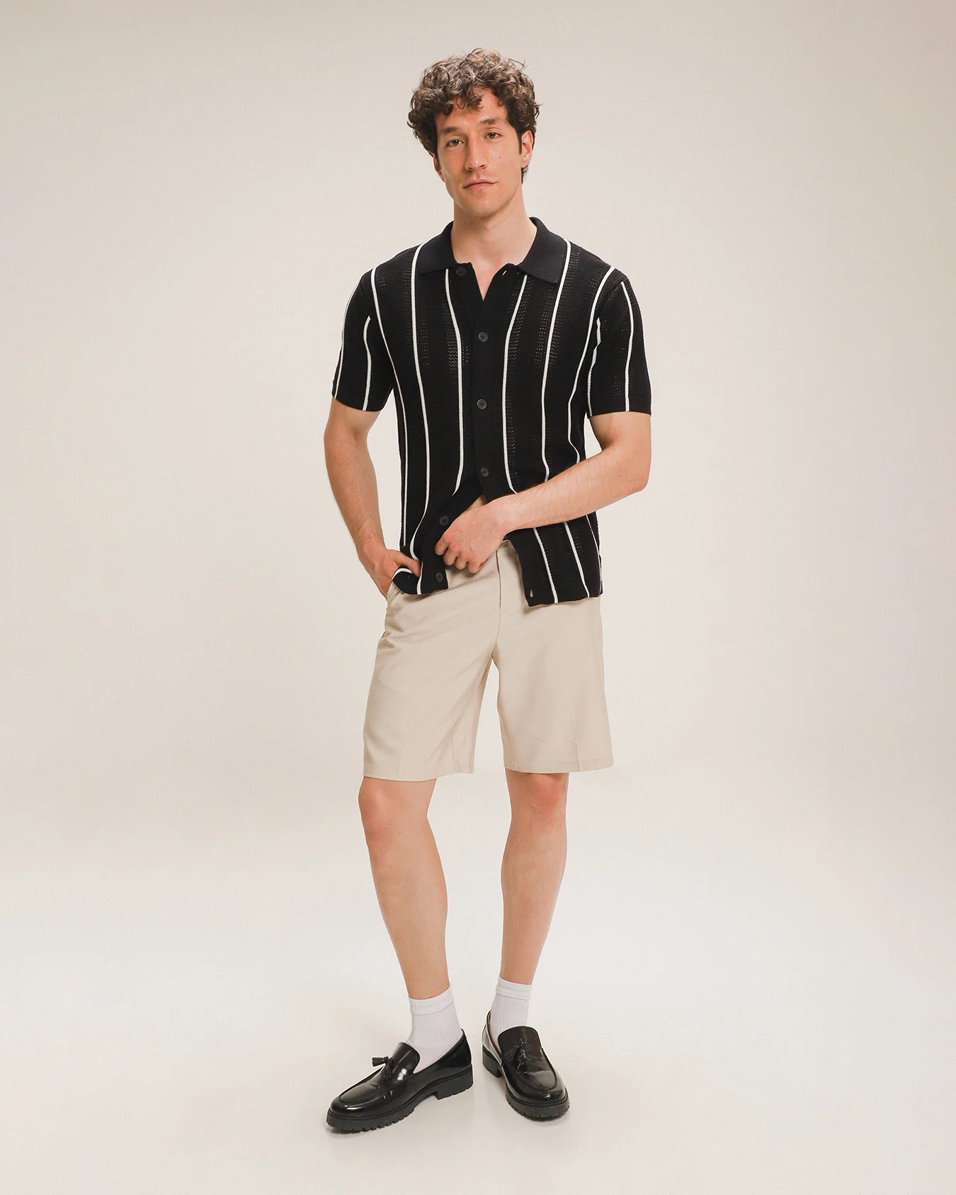 Polo Fit Regular Negra 2 Polo Fit Regular Negra