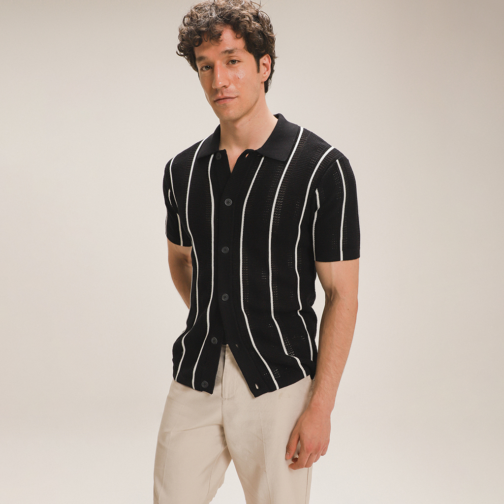 Polo Fit Regular Negra 6 Polo Fit Regular Negra