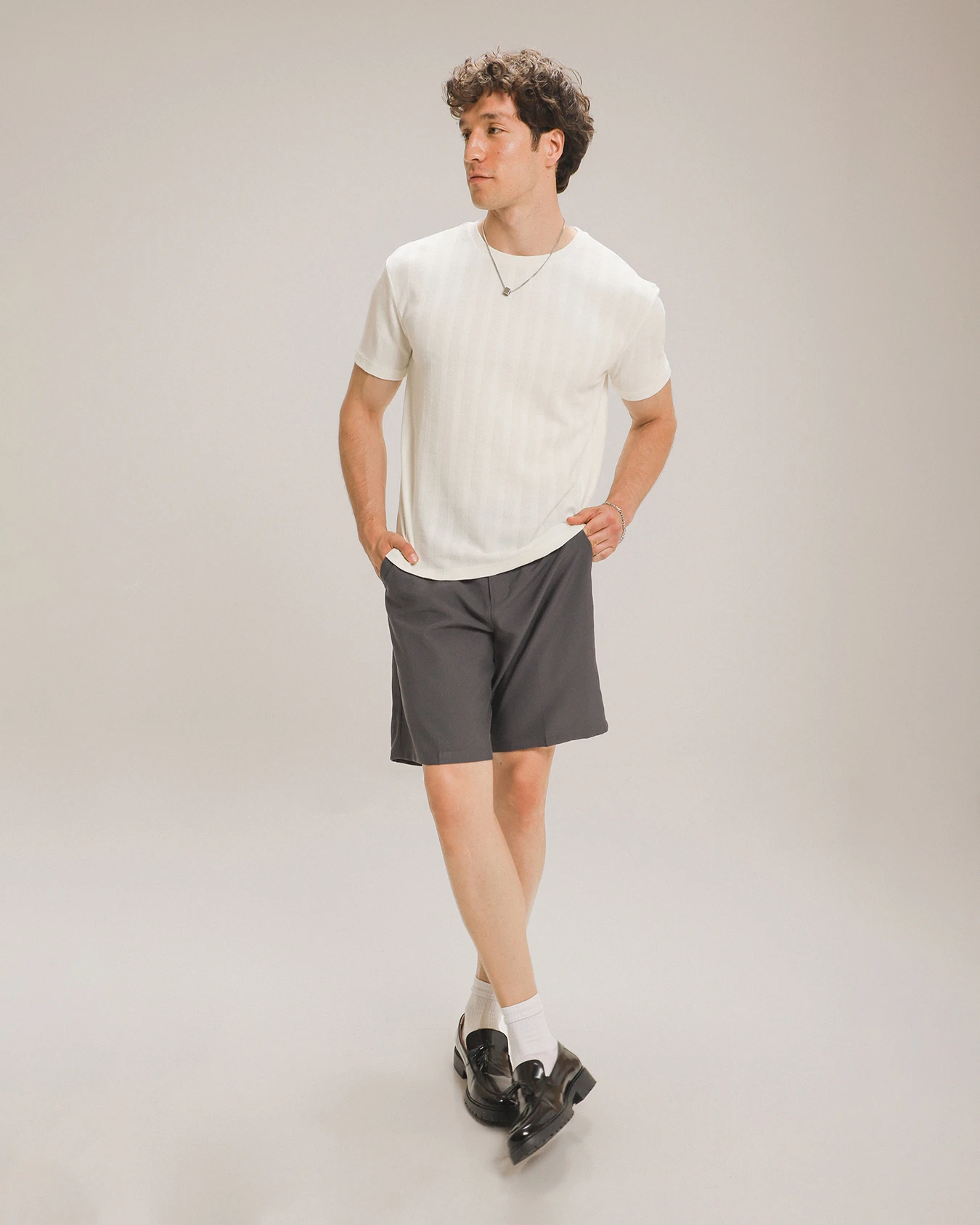 Playera Fit Relax Blanca 2 Playera Fit Relax Blanca