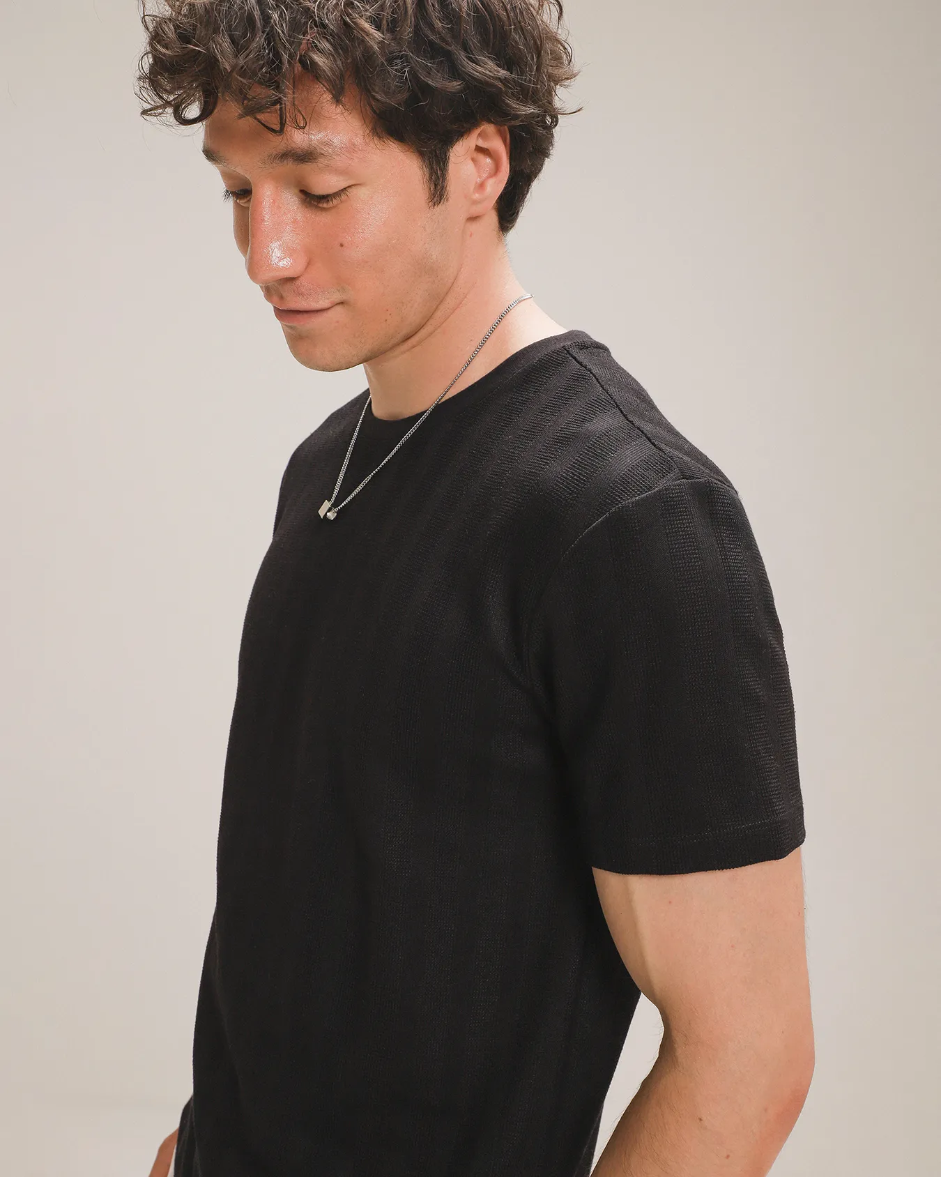 Playera Fit Relax Negra 3 Playera Fit Relax Negra
