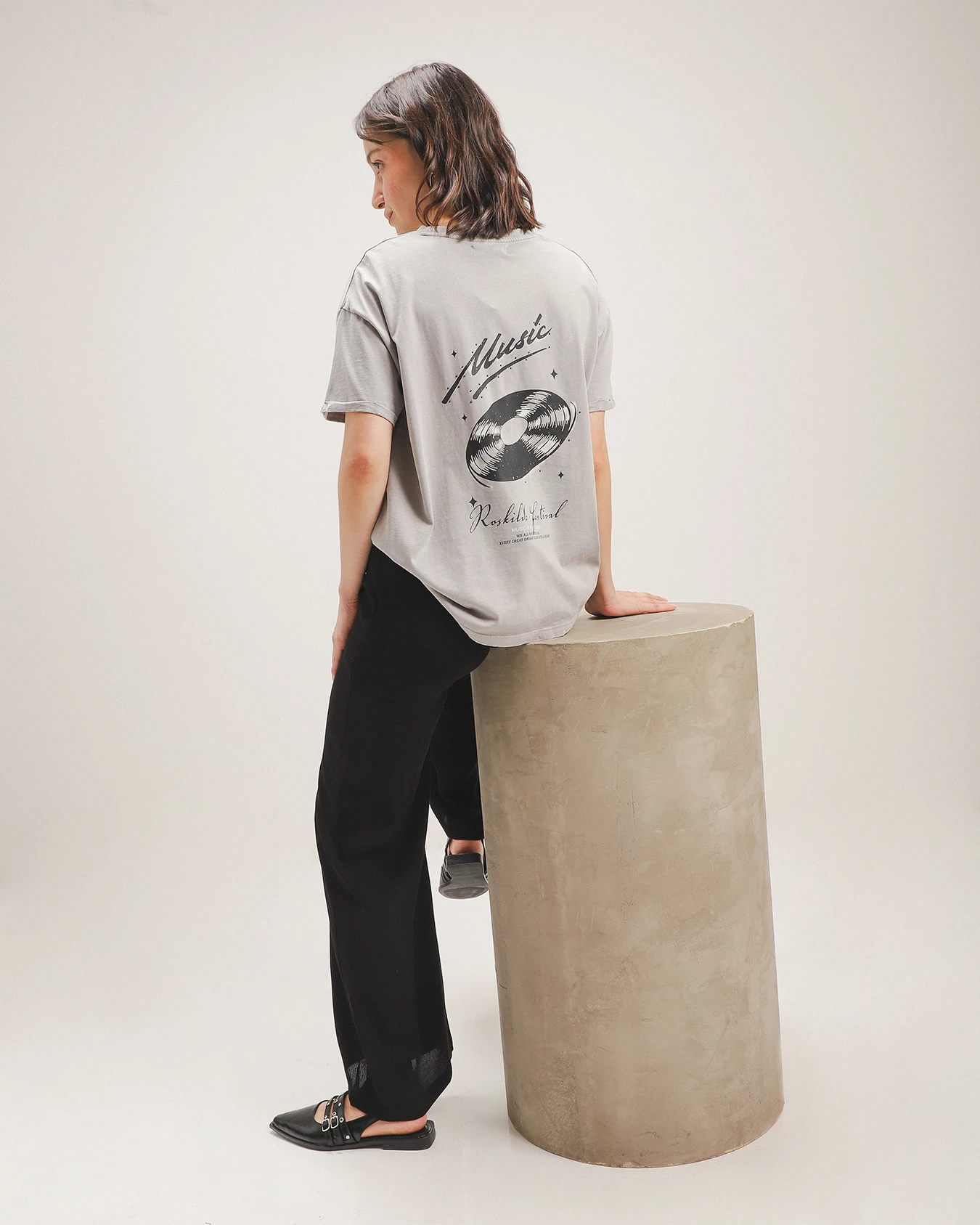 Playera Estampada Gris 1 Playera Estampada Gris