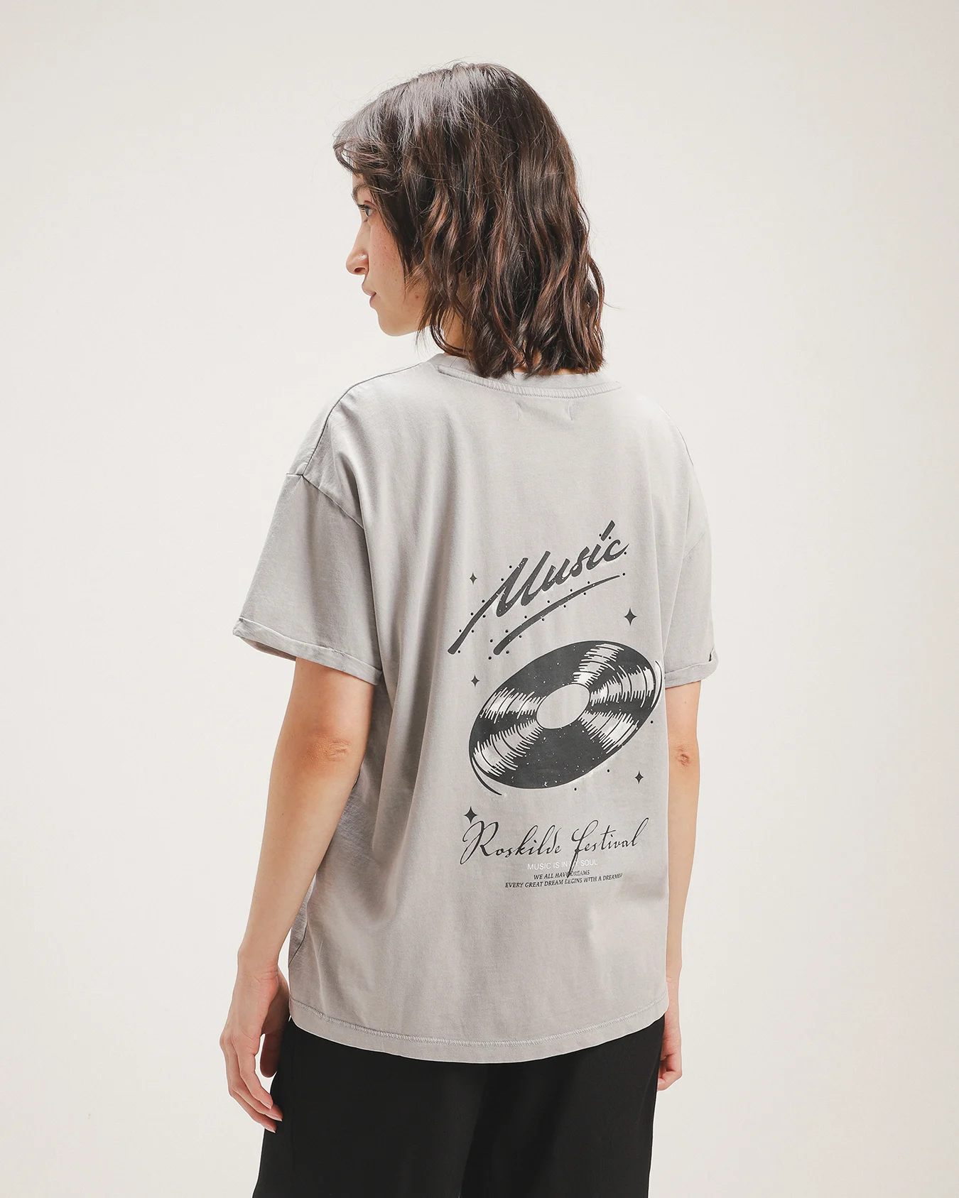Playera Estampada Gris 3 Playera Estampada Gris