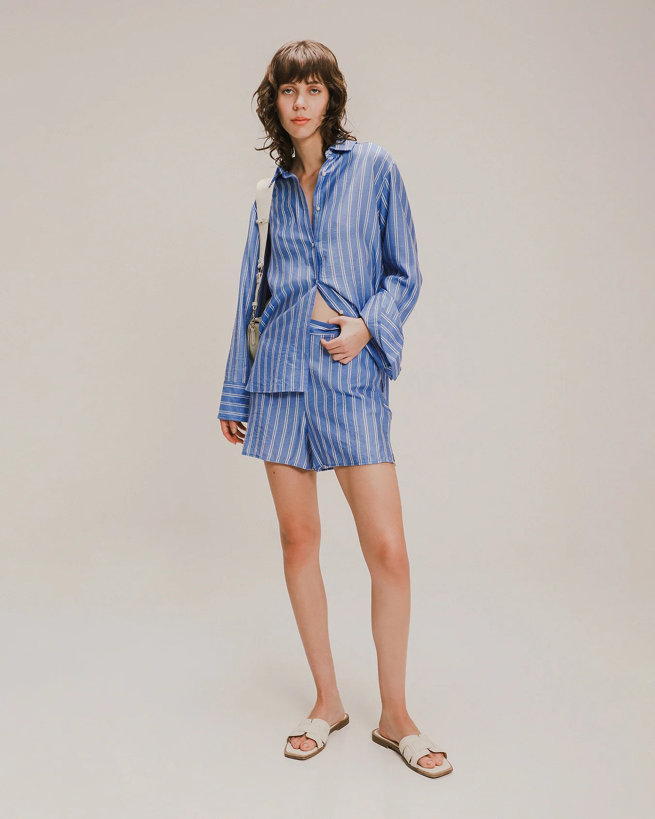 Short Bolsillos Azul