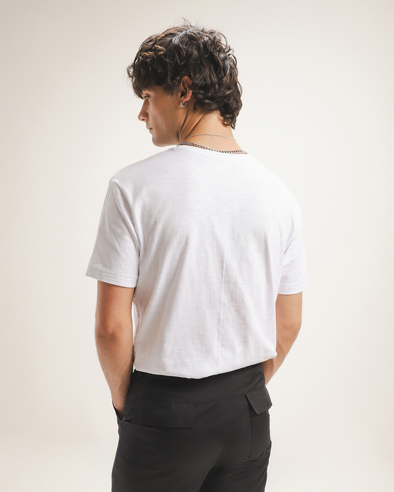 Playera Relaxed Blanca 2 Playera Relaxed Blanca