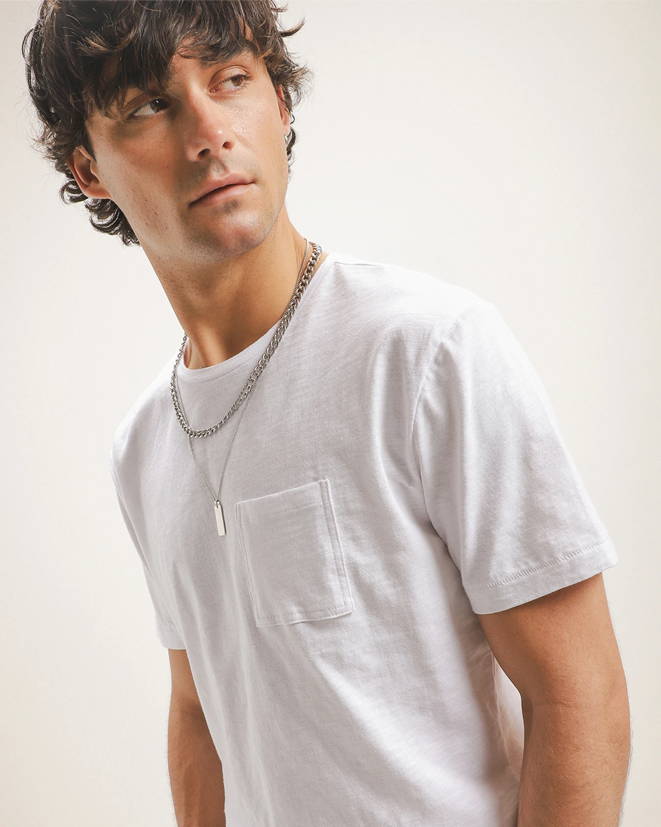 Playera Relaxed Blanca 3 Playera Relaxed Blanca