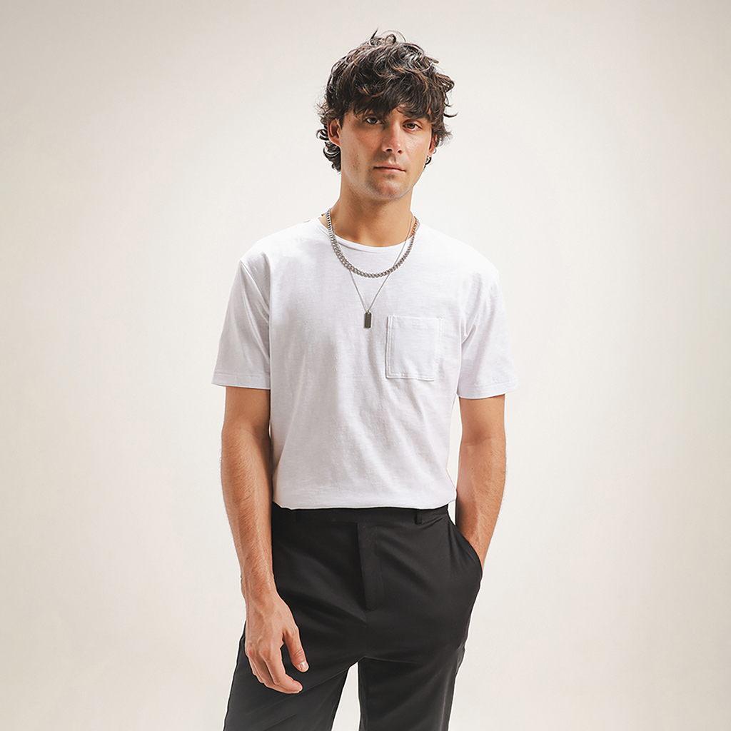 Playera Relaxed Blanca 6 Playera Relaxed Blanca