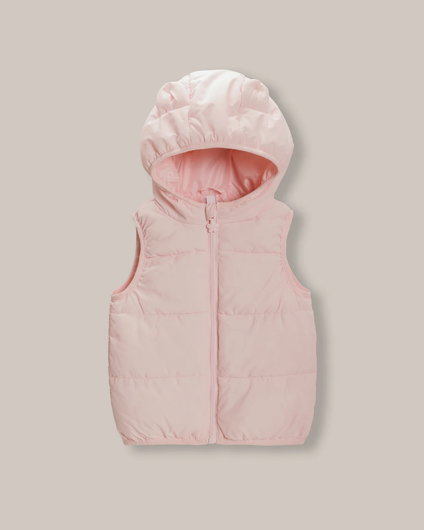Chaleco Hoodie Rosa