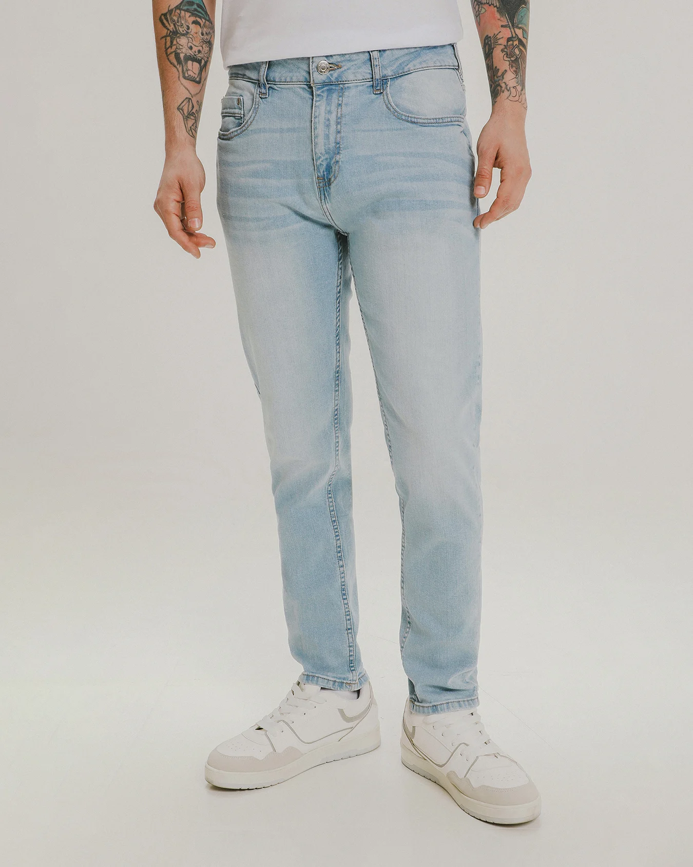 Carrot Jeans Deslavado