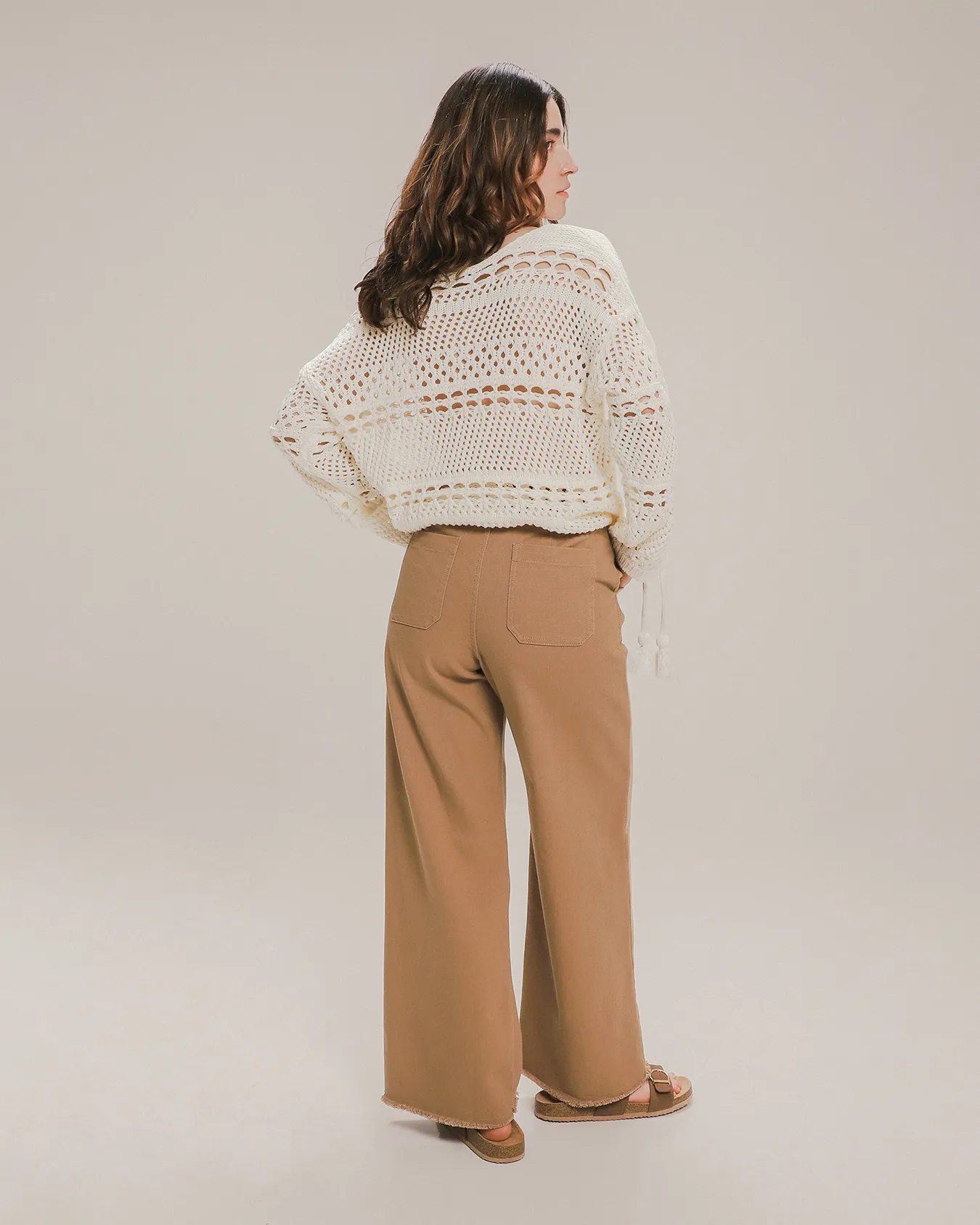 Pantalón Straight Cropped 3 Pantalón Straight Cropped