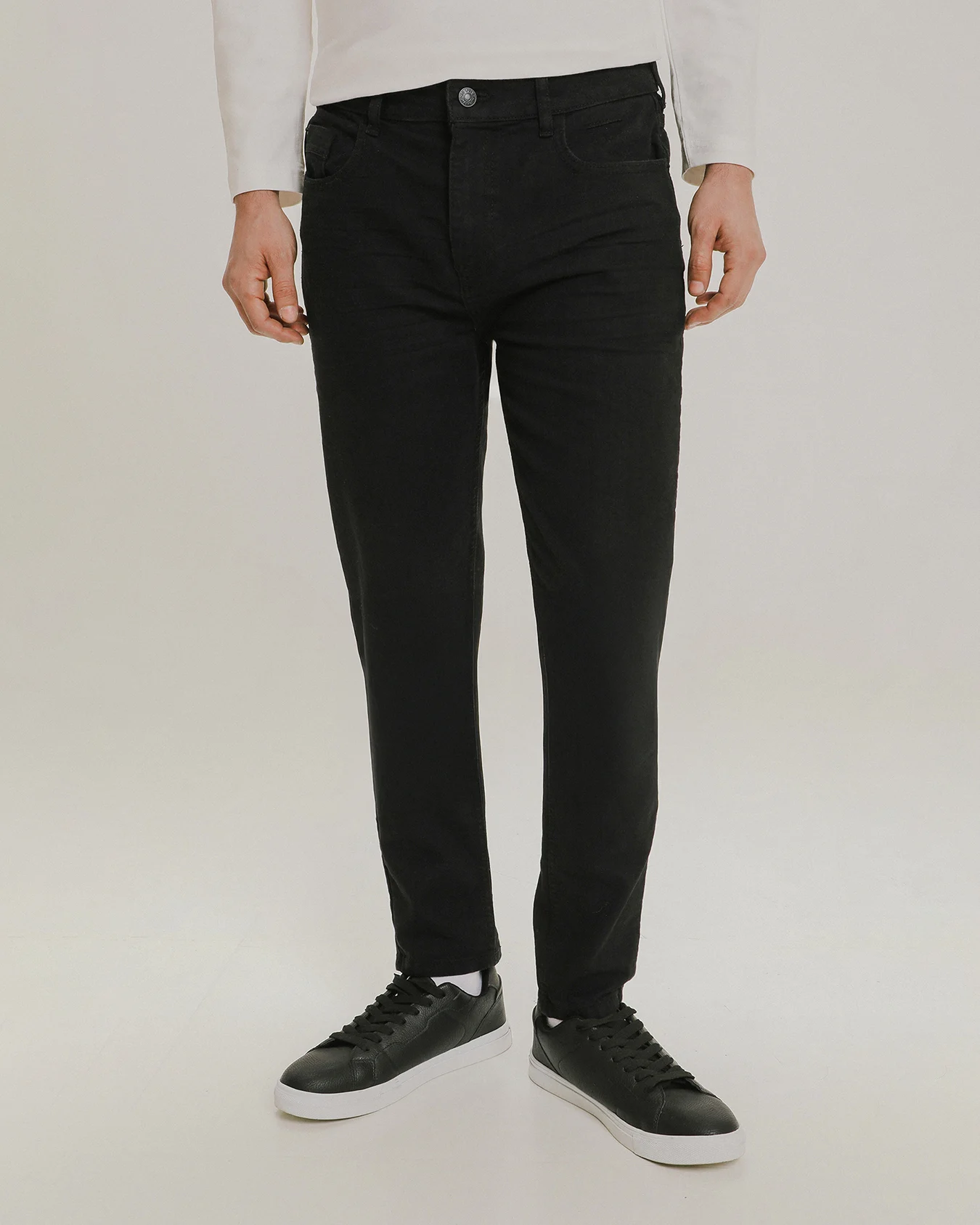 Jeans Carrot Negro