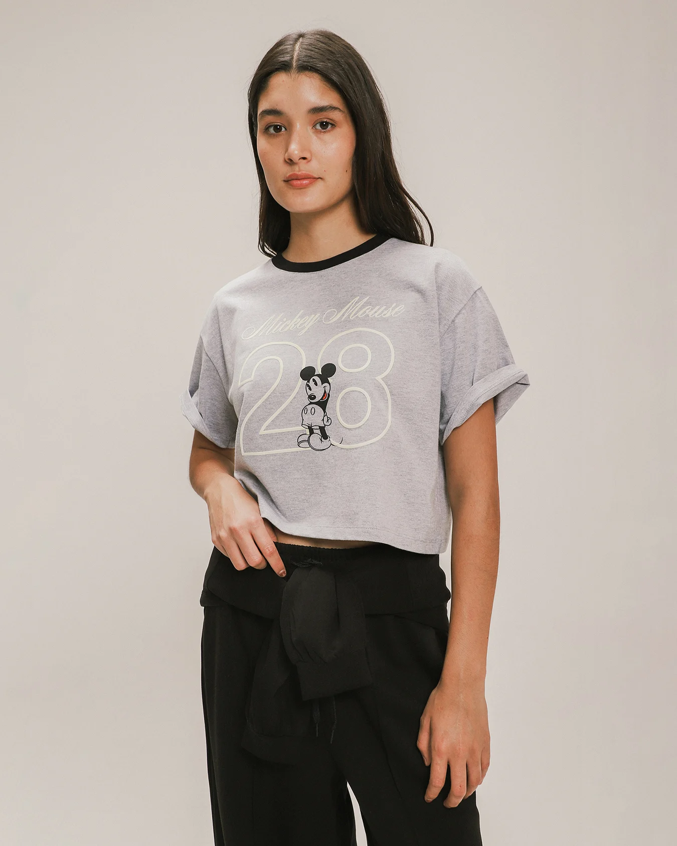Playera Gris Mickey Mouse