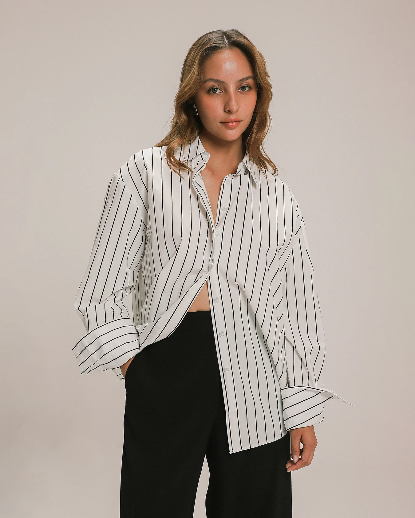Camisa Manga Larga Oversize 1 Camisa Manga Larga Oversize