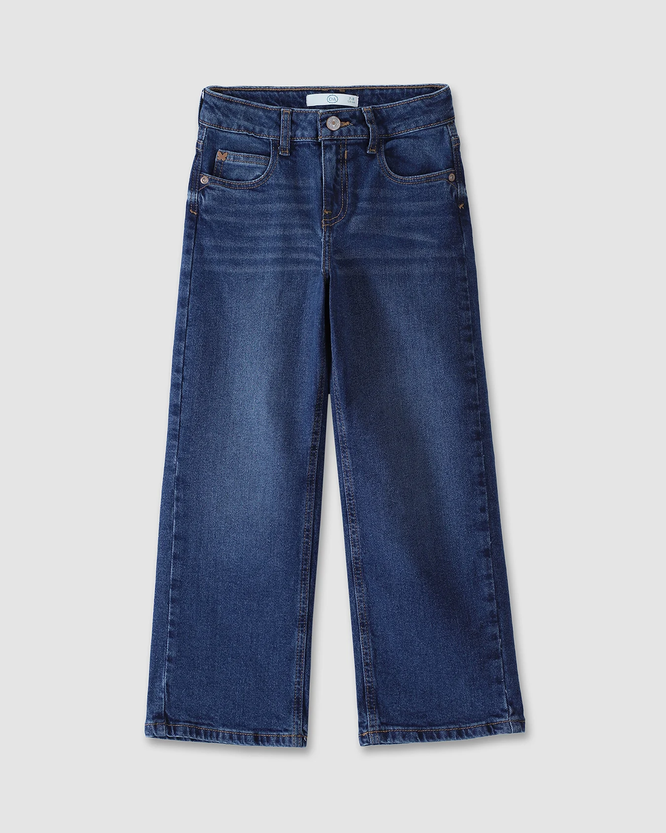 Jeans Wide Leg Efecto Lavado 1 Jeans Wide Leg Efecto Lavado