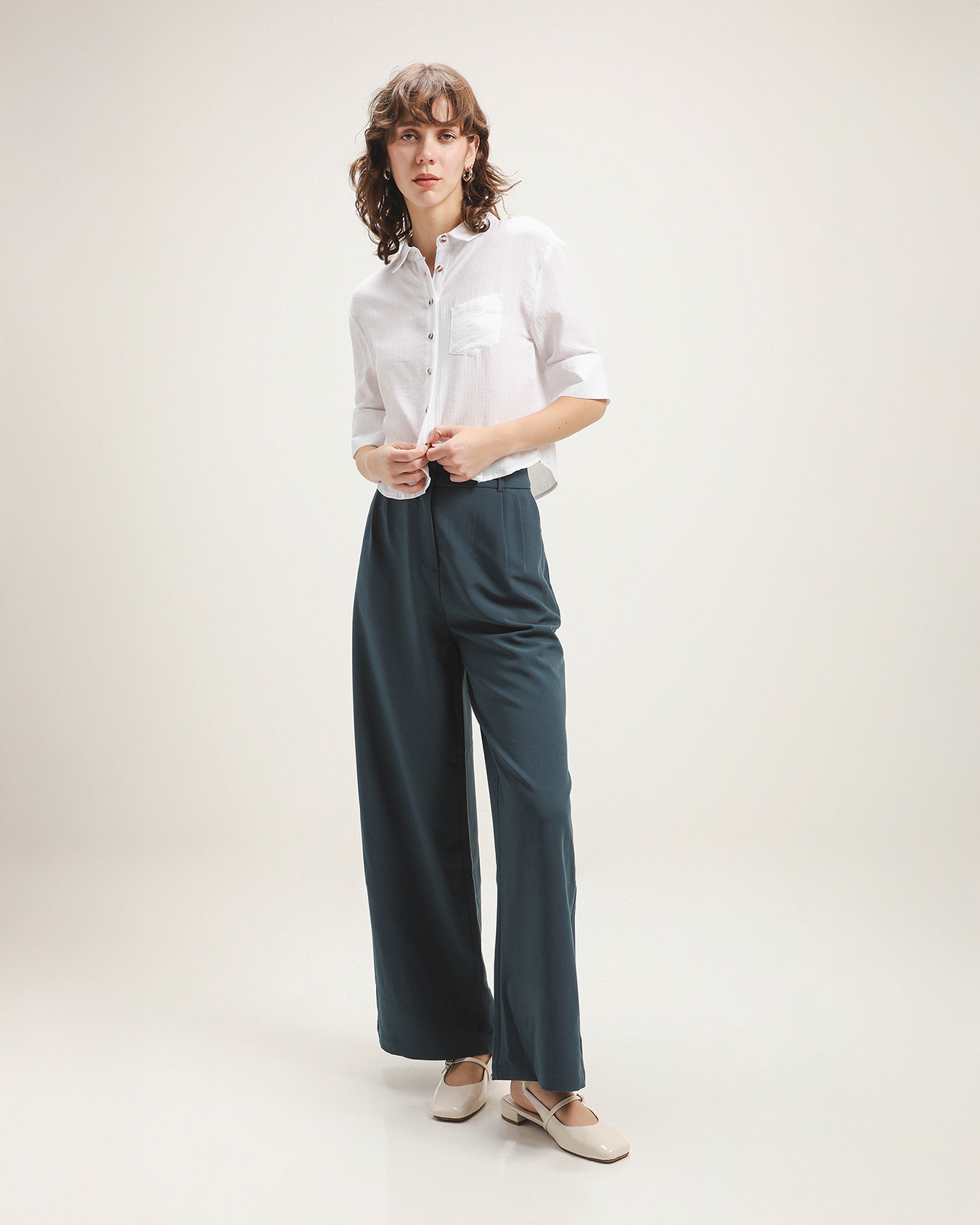 Pantalón Holgado Azul 1 Pantalón Holgado Azul