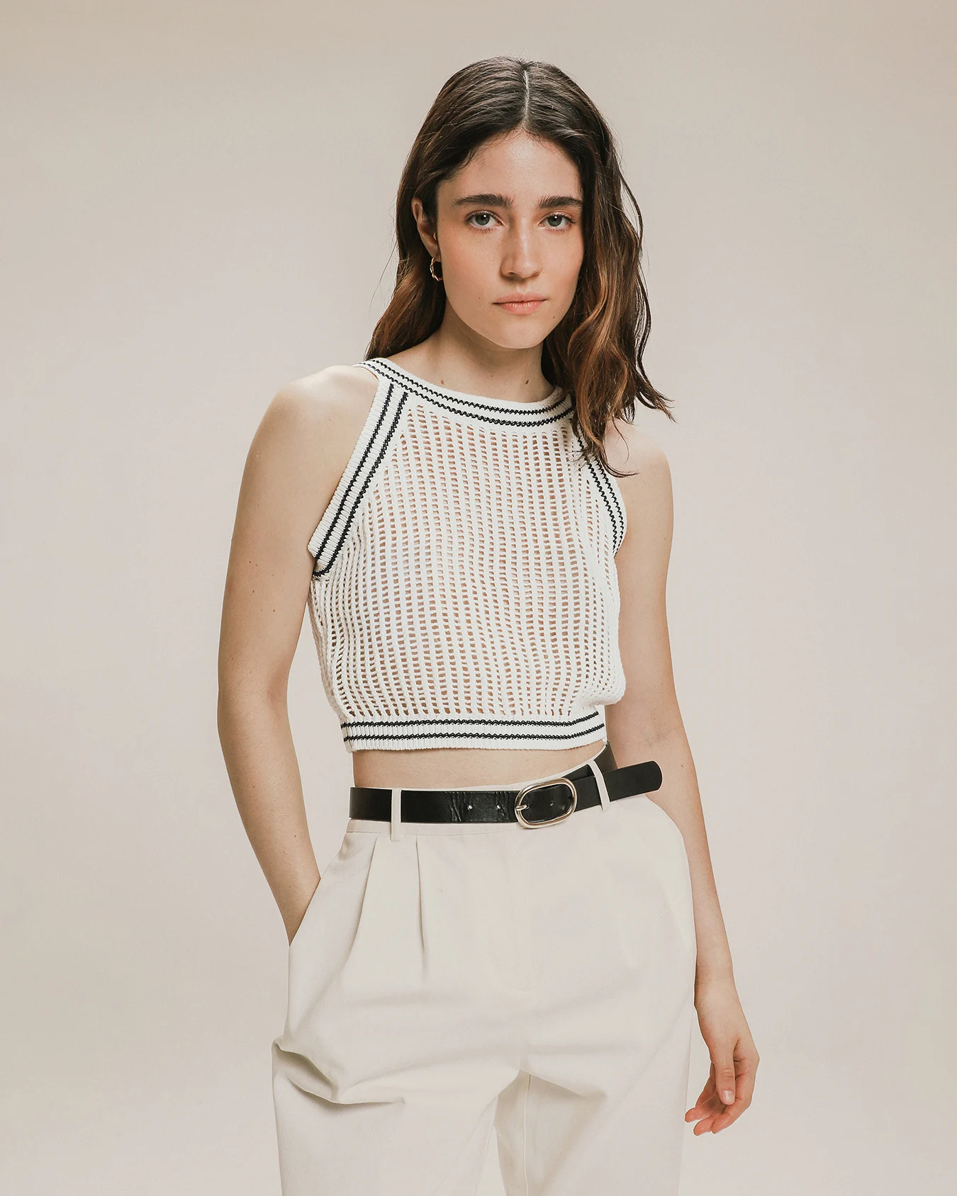 Crop Top Sin Mangas 1 Crop Top Sin Mangas