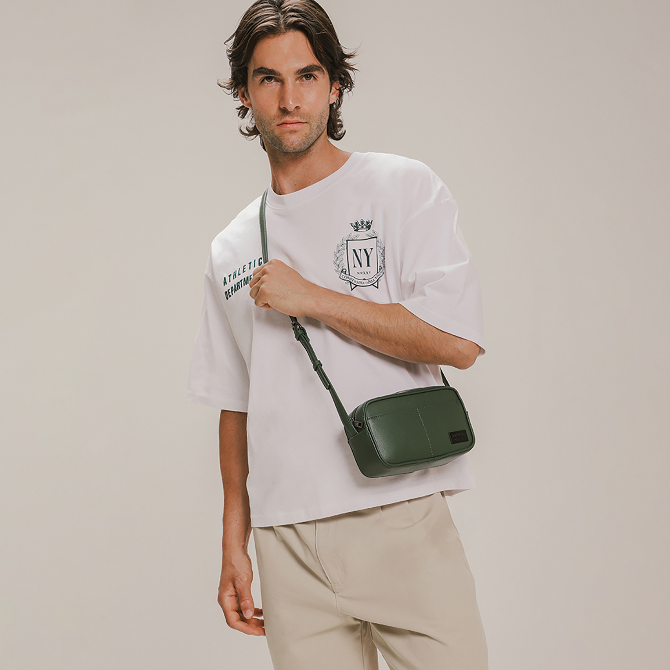 Playera Boxy Blanca Con Aplicación 6 Playera Boxy Blanca Con Aplicación