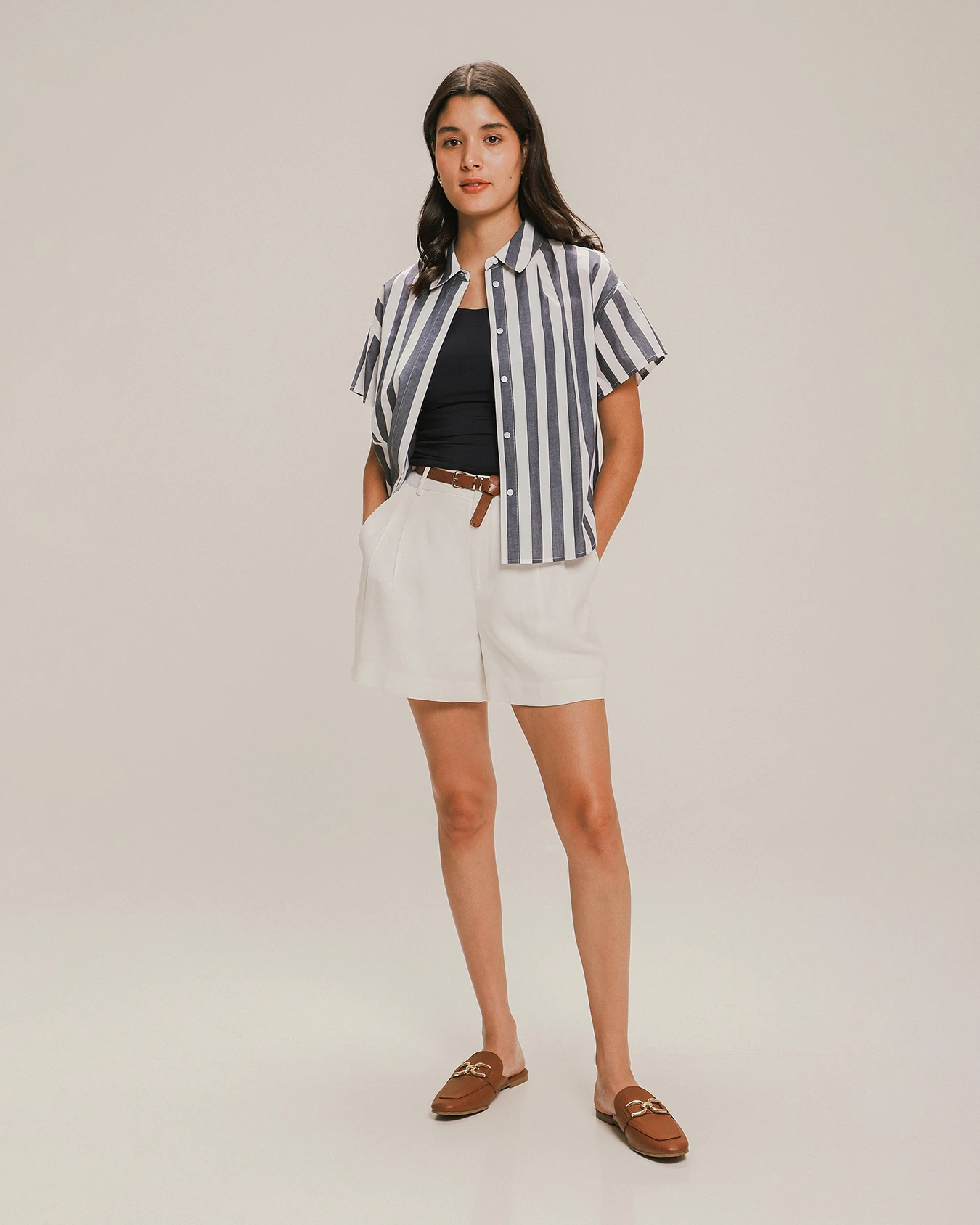 Camisa Fit Boxy Rayas 1 Camisa Fit Boxy Rayas