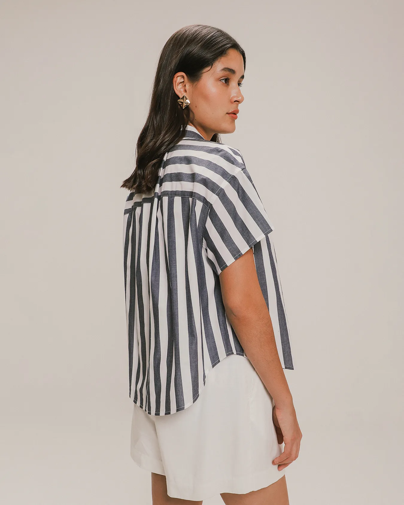 Camisa Fit Boxy Rayas 3 Camisa Fit Boxy Rayas