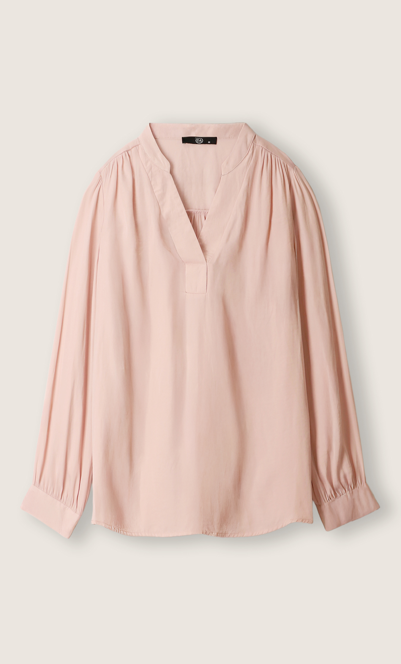 Blusa Rosa Satinada 4 Blusa Rosa Satinada