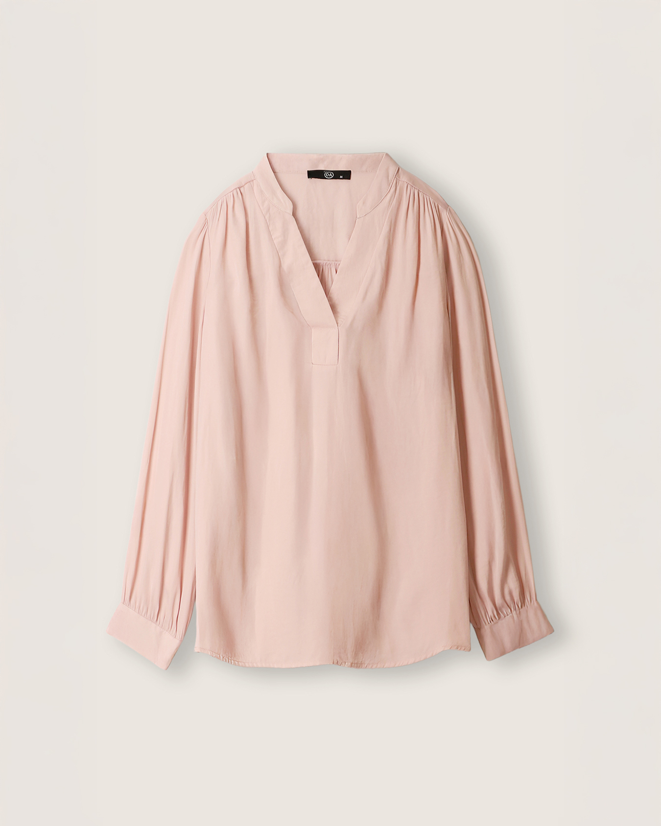 Blusa Rosa Satinada 5 Blusa Rosa Satinada
