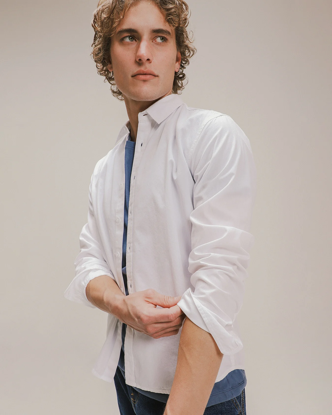 Camisa Relaxed Blanca 1 Camisa Relaxed Blanca