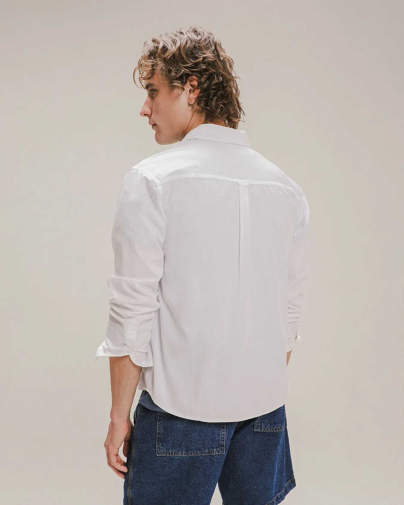 Camisa Relaxed Blanca 3 Camisa Relaxed Blanca
