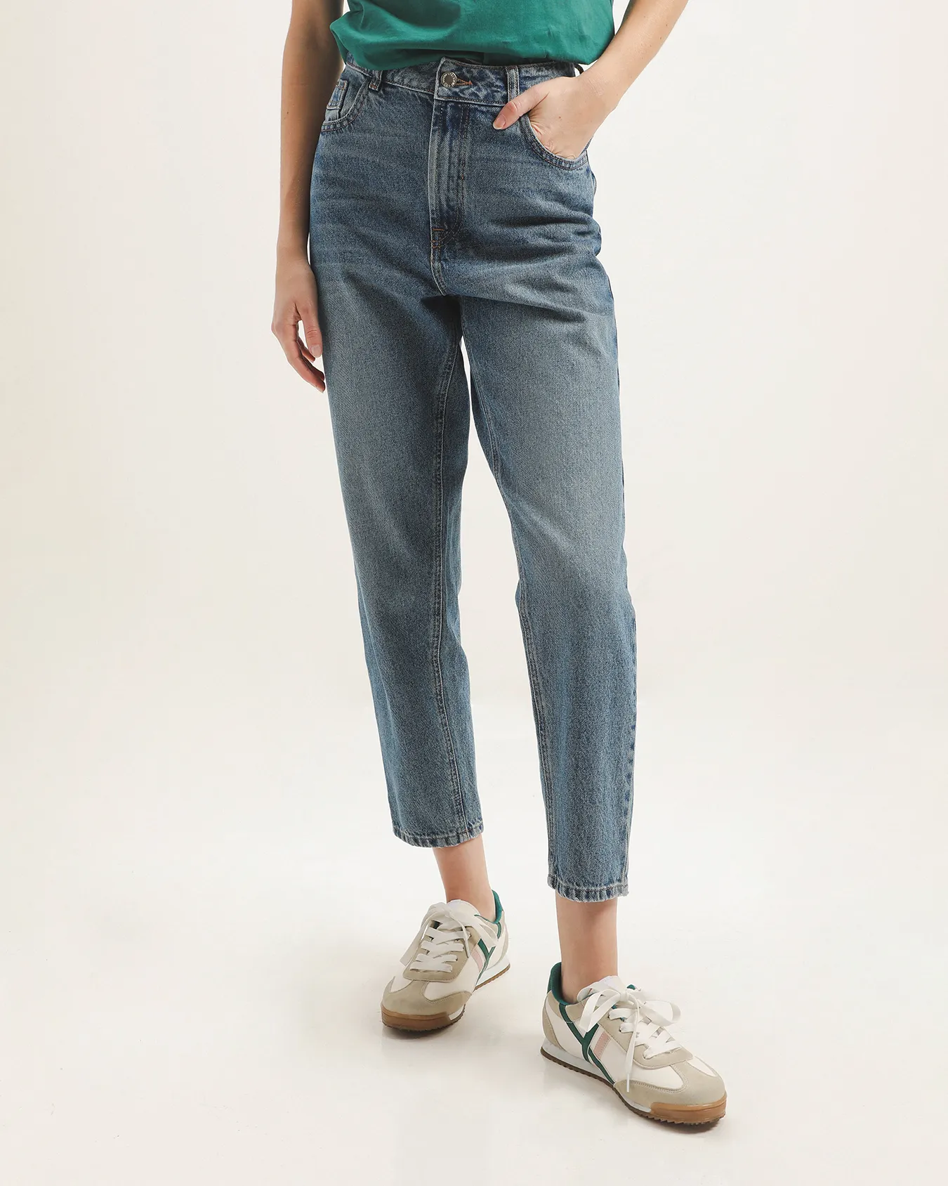 Jeans Mom Azul 3 Jeans Mom Azul