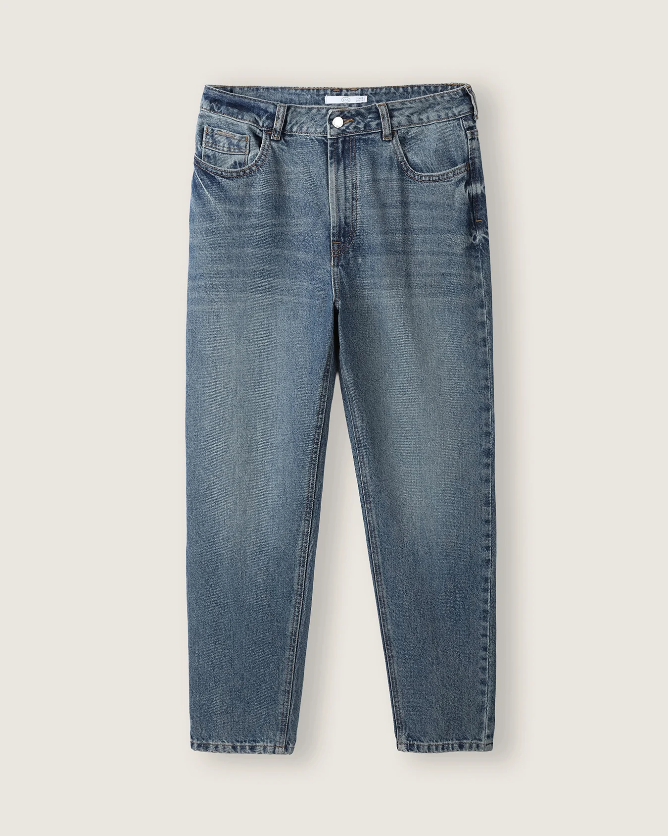 Jeans Mom Azul 4 Jeans Mom Azul