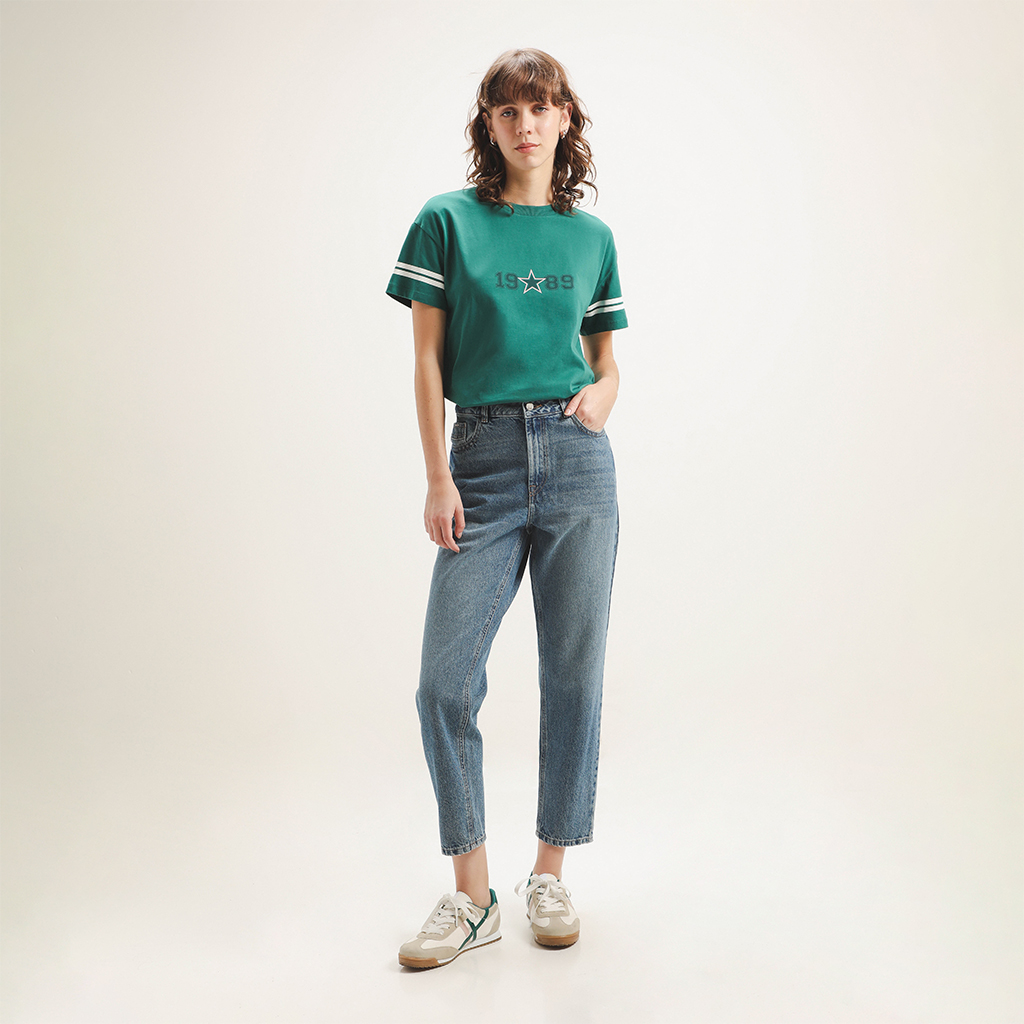 Jeans Mom Azul 6 Jeans Mom Azul