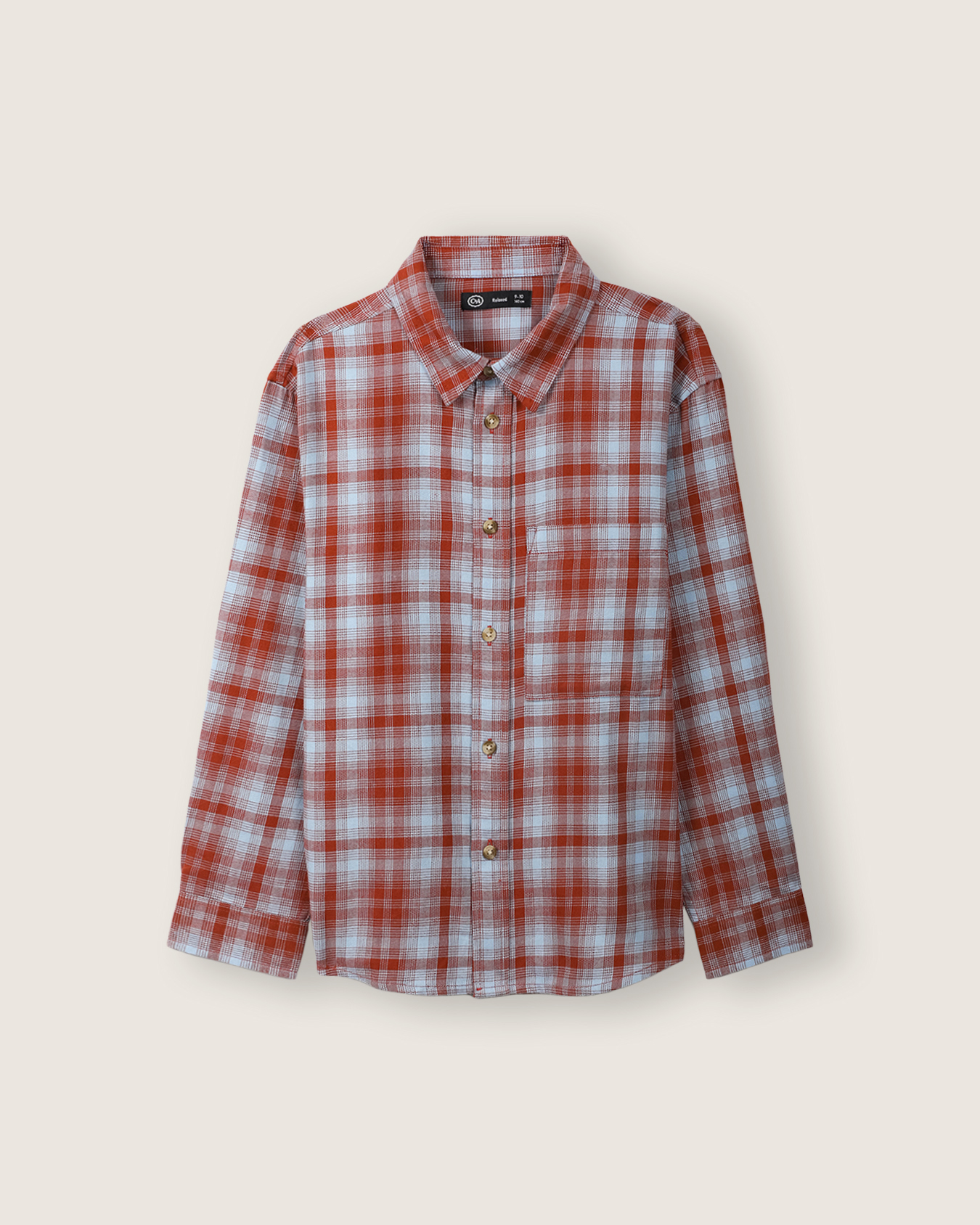 Camisa Estampada Manga Larga 1 Camisa Estampada Manga Larga
