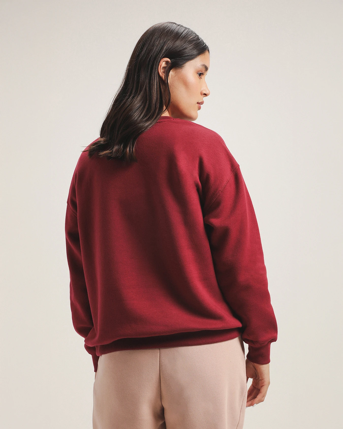 Sudadera Roja Estampada 2 Sudadera Roja Estampada