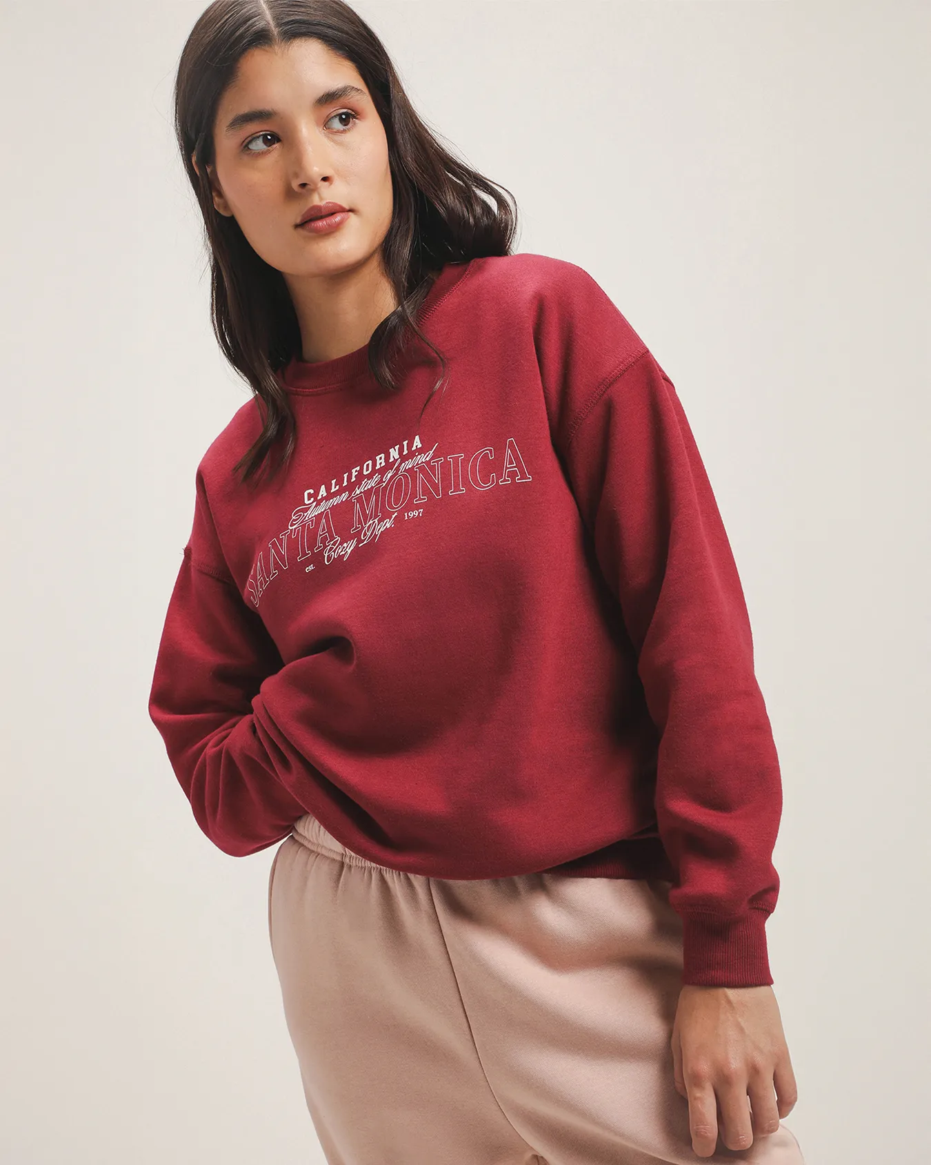Sudadera Roja Estampada 3 Sudadera Roja Estampada