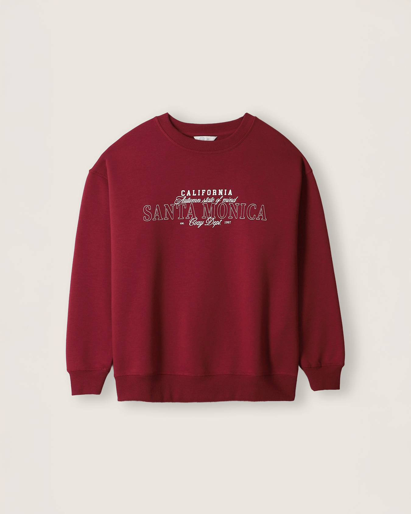 Sudadera Roja Estampada 4 Sudadera Roja Estampada