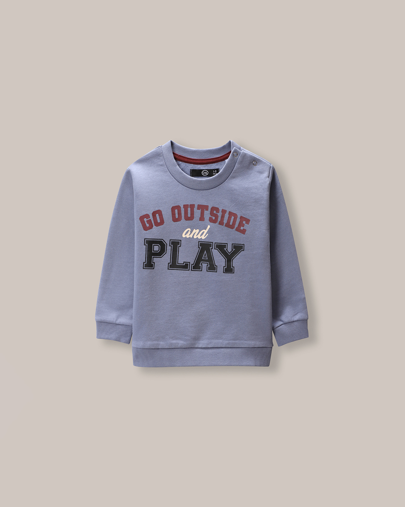 Sudadera Estampado De Texto