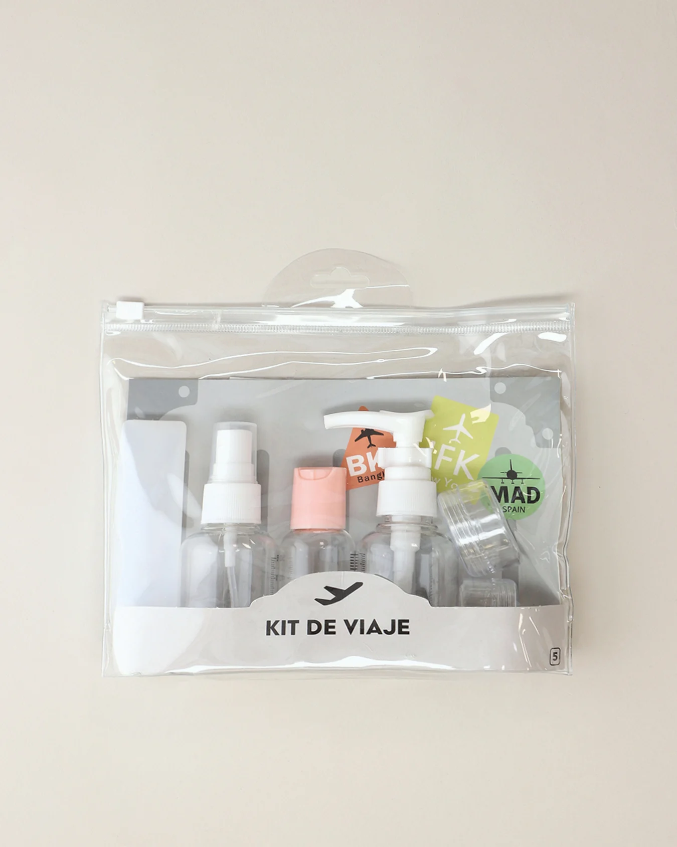 Set De Viaje Rosa