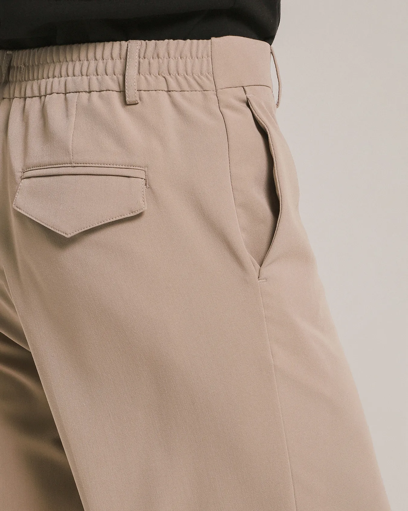 Pantalón Fit Regular Beige 4 Pantalón Fit Regular Beige