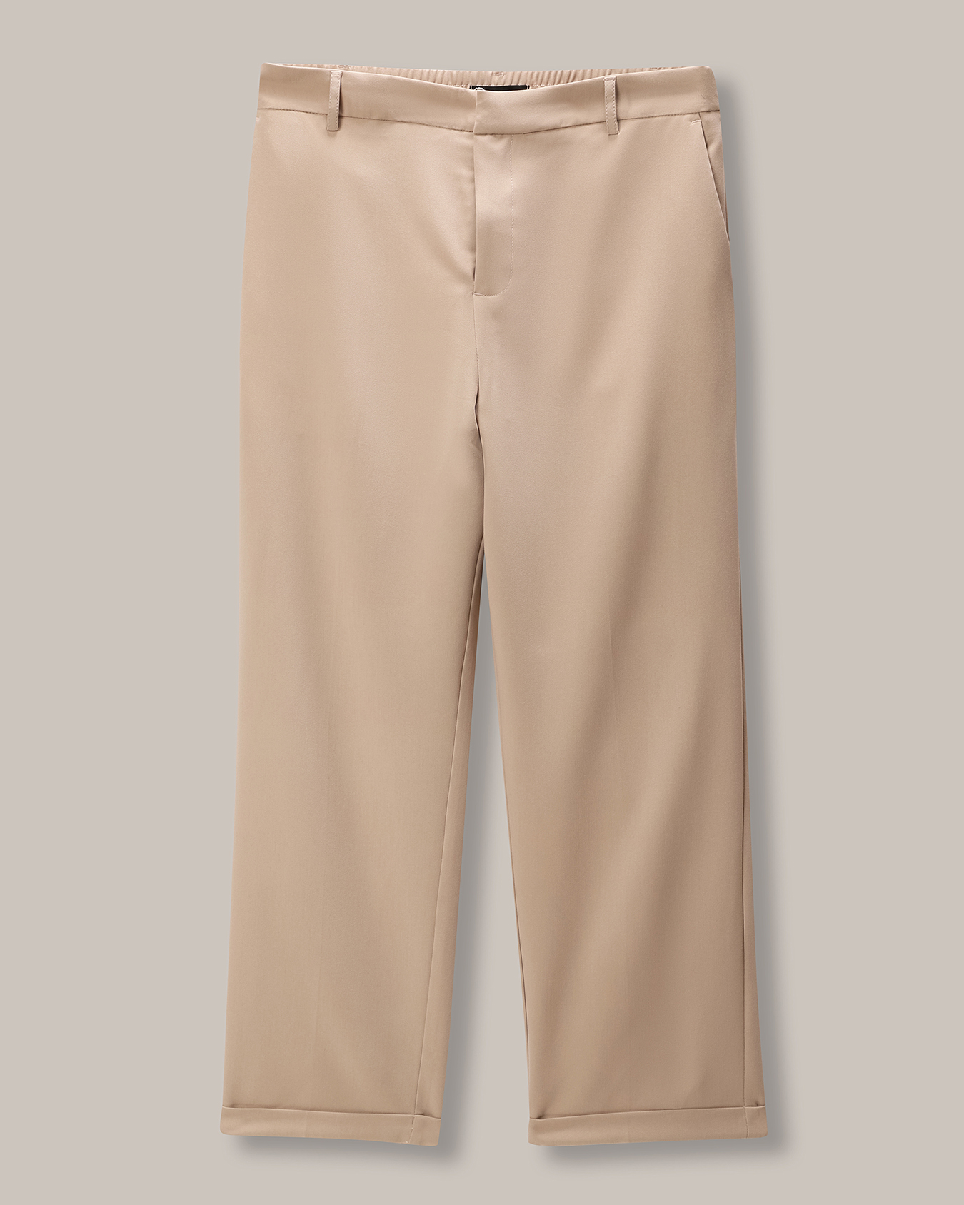Pantalón Fit Regular Beige 6 Pantalón Fit Regular Beige