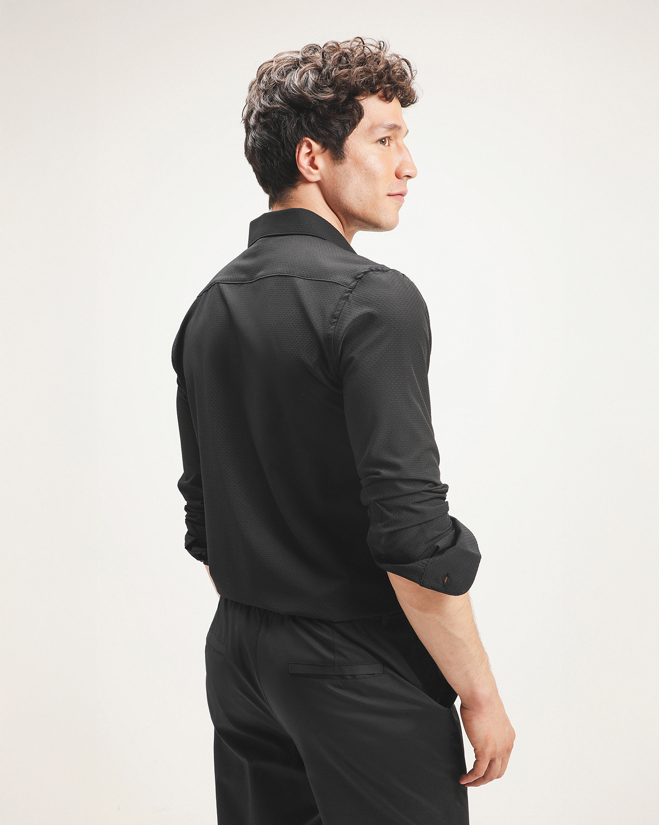 Camisa Slim Negra 3 Camisa Slim Negra