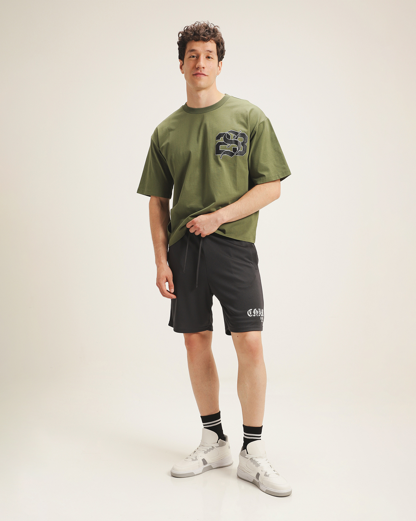 Short Gris Relaxed 1 Short Gris Relaxed