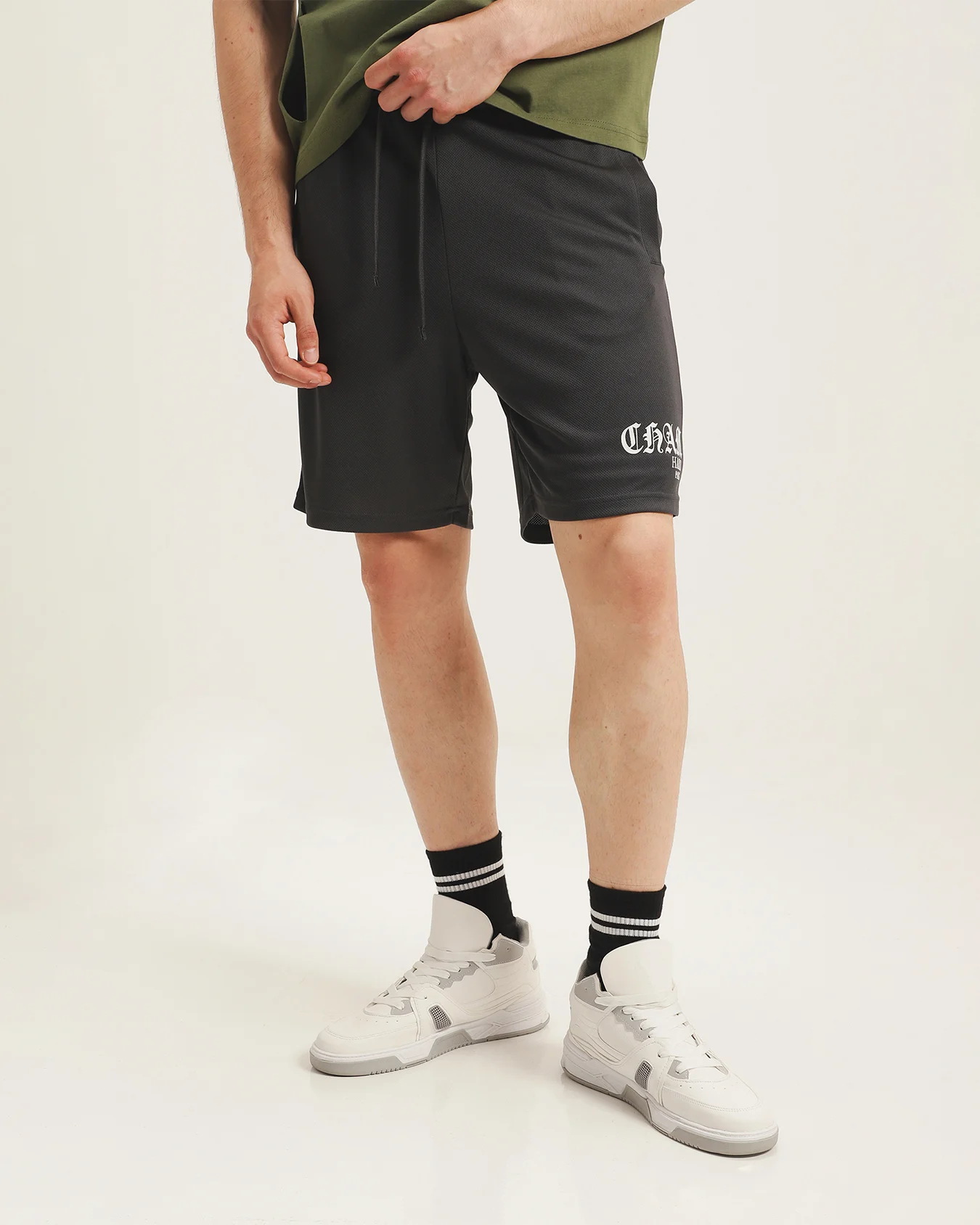 Short Gris Relaxed 2 Short Gris Relaxed